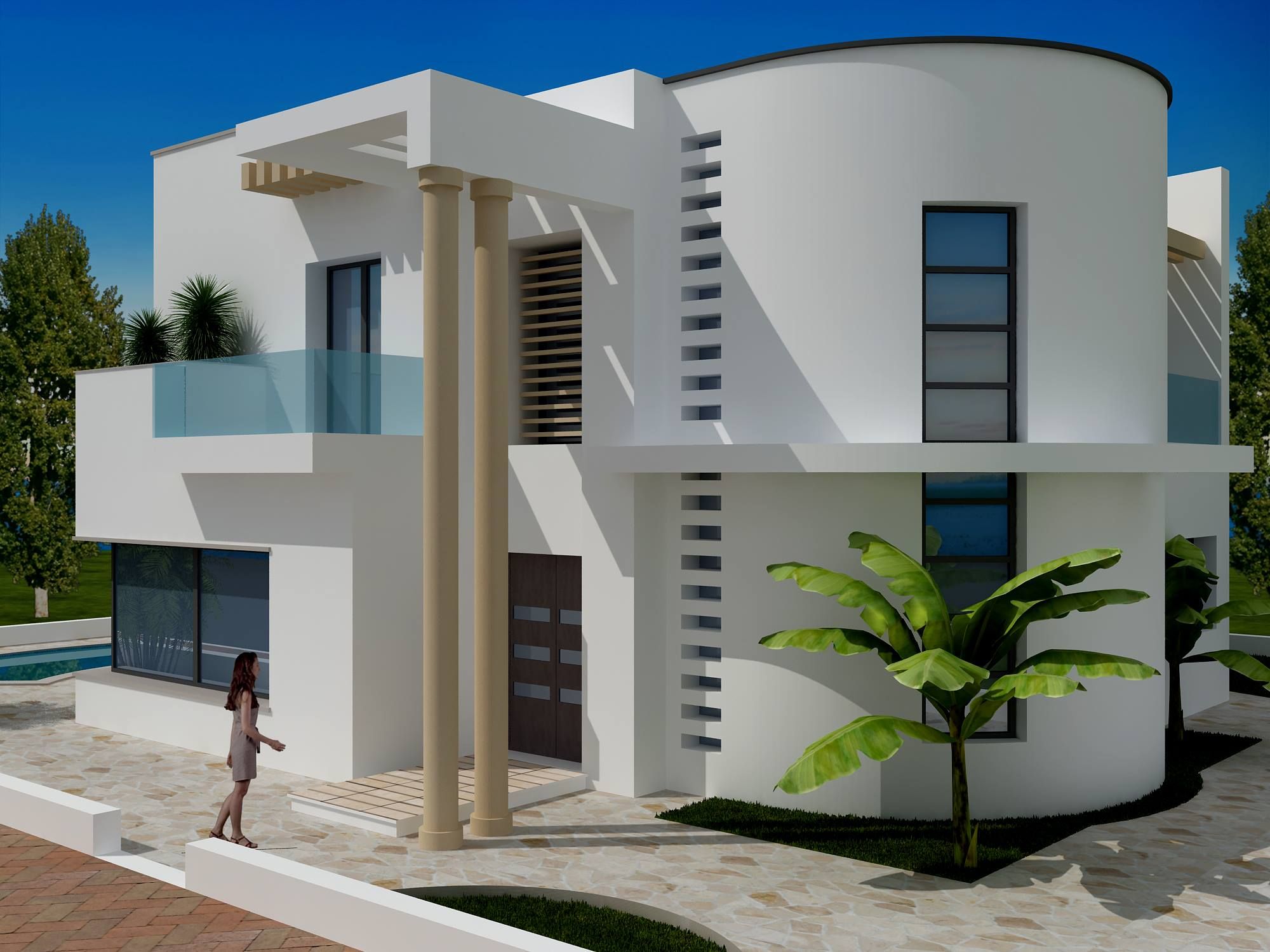 Vente une moderne villa non fini à craxi hammamet sud vente ...