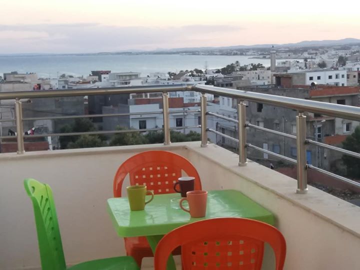 Maison vue mur à kélibia