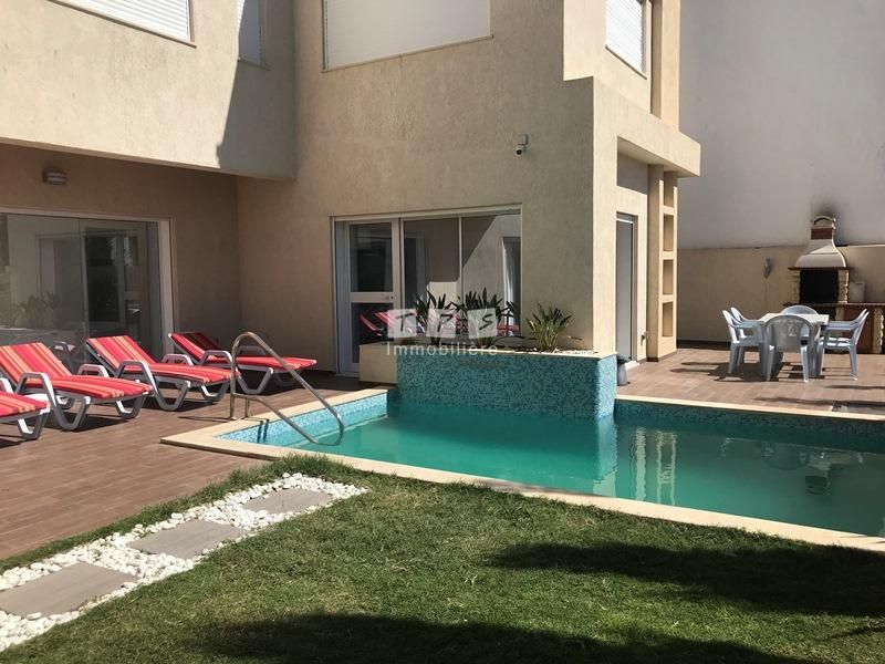 Villa almaz avec piscin à louer à hammamet nord pour les vacances