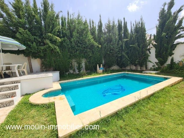 Villa la rose bleue b 1 hammamet zone craxi