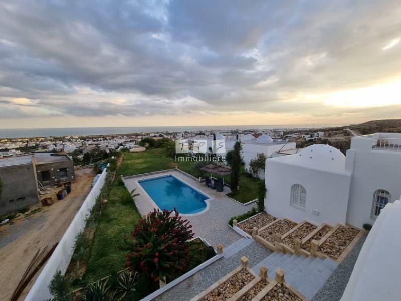 Villa merveilleuse à hammamet nord avec vue de mer magnifique
