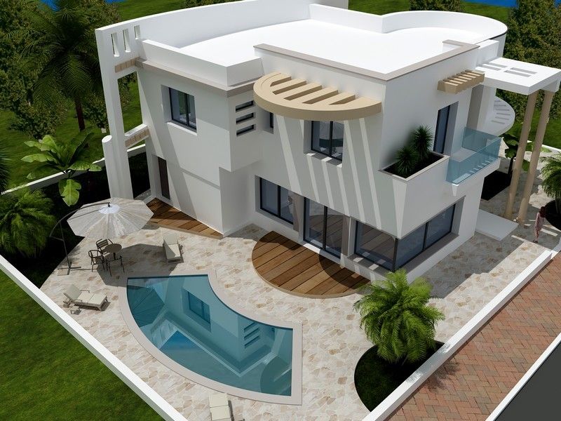 Av Villa Dans Les Vergers De Hammamet Avec Piscine Vente Villa à