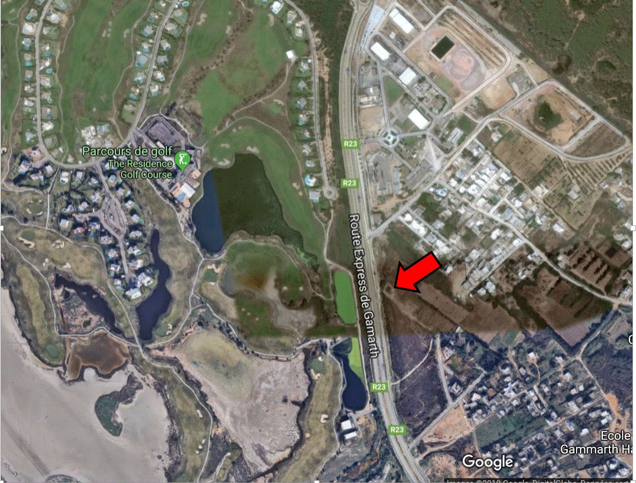 Terrain gammarth route express