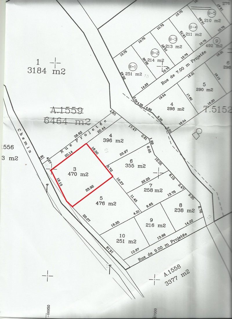 Un terrain constructible de 470 m² à kharrouba