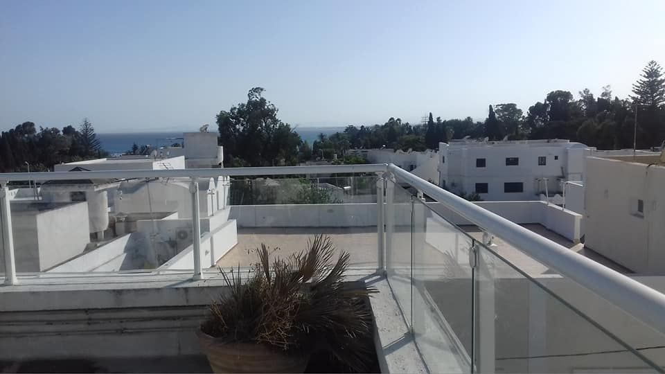 Appartement vue sur mer à hammamet centre