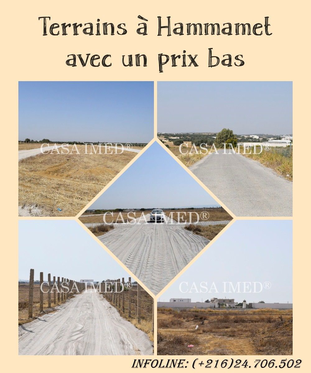 Terrains près de yasmine hammamet