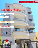 Petite immeuble de 3 appartement s+3 à louer à agba monastir