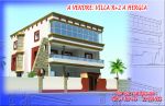 Magnifique villa R+2 en bord de mer à Hergla Sousse