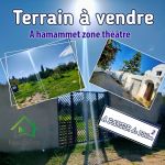 A vendre à hammamet zone théâtre des lots de terrain de 300 m²