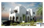 Ville neuve de 270m avec piscine à hammamet route craxi