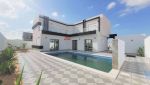 Villa neuve avec titre bleu À midoun djerba za