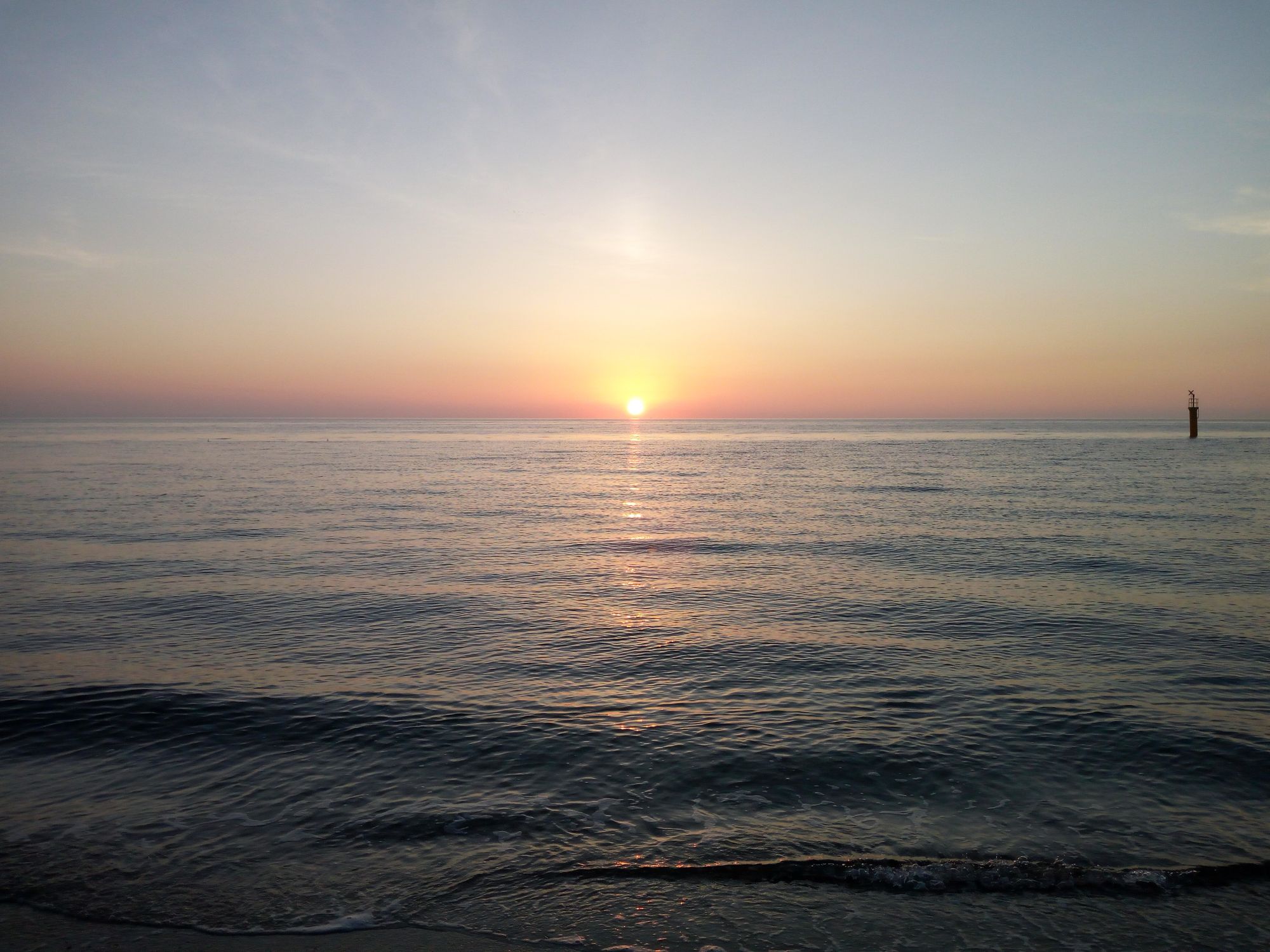 Sunrise at our beach