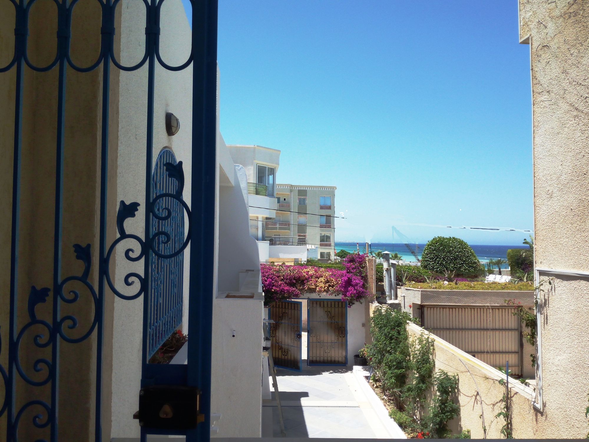 Vue de la deuxième terrasse