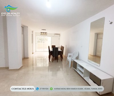 S+1 furnished apartment for rent in Kélibia
