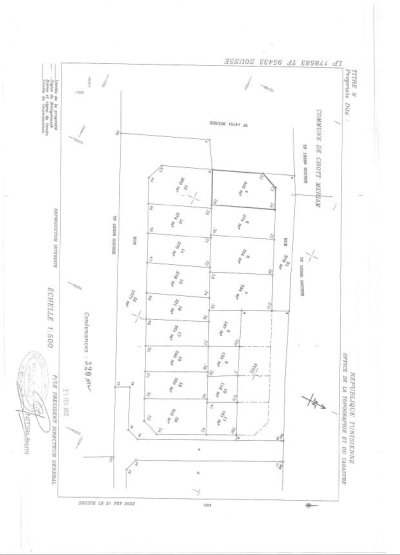 Land lots with individual property titles in Chott