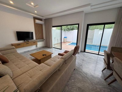 A house with pool for rent in Yasmine Hammamet