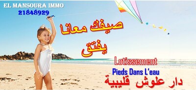 offre très spéciale terrain face a la mer