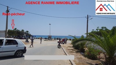 Terrain de 130m² a la plage d’el haouaria