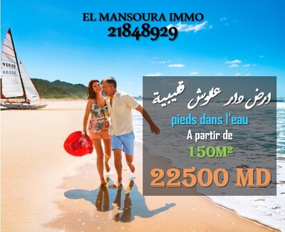 offre de jour des lots de terrain face a la mer