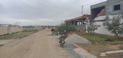 A vendre a coté sud hamamet terrain de 400m