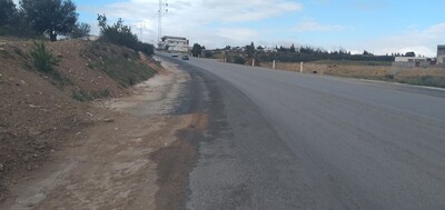 terrain commrecial de 1600m rout jdidi