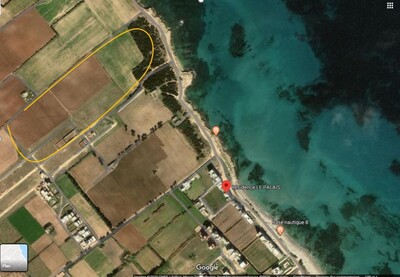 terrain front sur mer