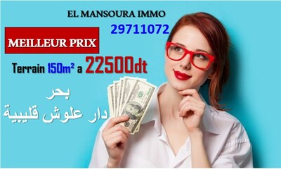 terrain vue sur mer à dar allouche kélibia