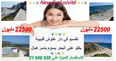 Enorme Terrain vue mer à dar allouch kélibia