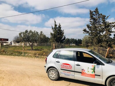 Un terrain vu mer AV situé à sidi Hamed Hamammet Sud B