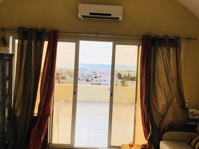un appartement de rêve à hammamet ville avec vue de mer B