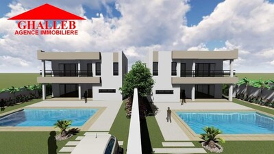 AV deux belles villas à bir bouragba Hammamet nd