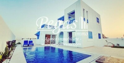 A Louer Une Villa avec piscine à DjerbaLa Zone touristique