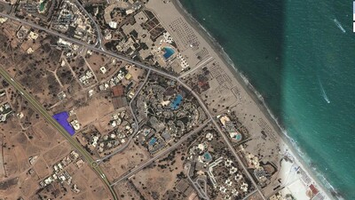 terrain sur la route touristique Djerba