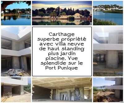 Exceptionnel et rare a Carthage superbe propriété avec villa