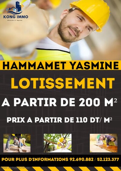 des lots d'un petit lotissement a vendre de hammamet sud