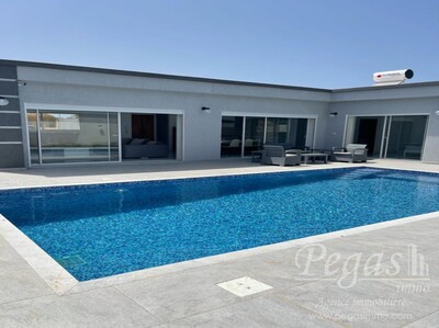 A Vendre Une maison prestigieuse avec Piscine à Djerba Temlel