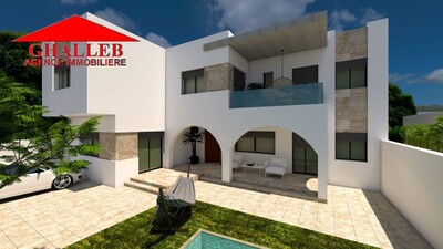 AVV une belle villa à Hammamett nordd m