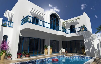 A vendre à Djerba Tunisie villa de prestige