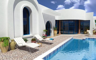 Vente Djerba Tunisie maison neuve avec piscine