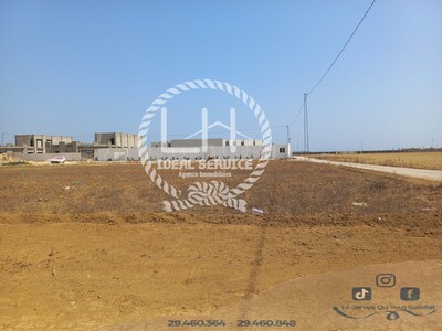 des lots terrains à vendre à 2 km de la plage Hammamet yasmine