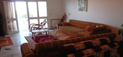 Beautiful ground floor with big terrace with sea view