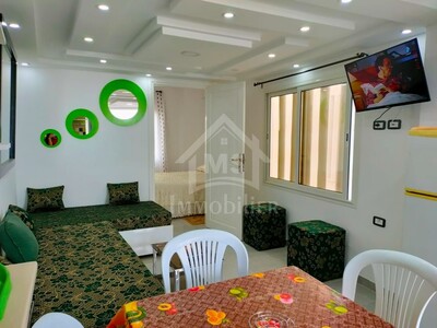 Location estivale: Un appartement S+1 à louer à 100 m de la plage