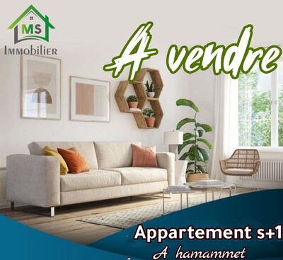 Coquet appartement RDC avec jardin à Hammamet à vendre