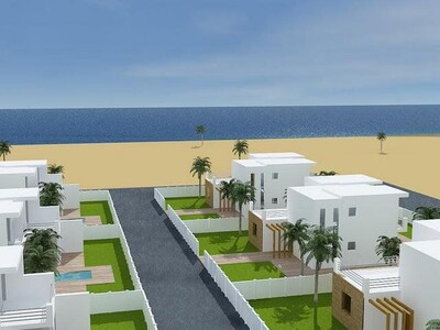 terrain de 3600 titre bleu a djerba