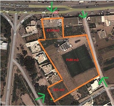 Terrain a Sfax pour promoteur à route de l'aéroport km 3