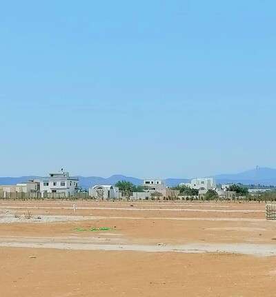 un terrain à El Hammamet 5 min de la plage