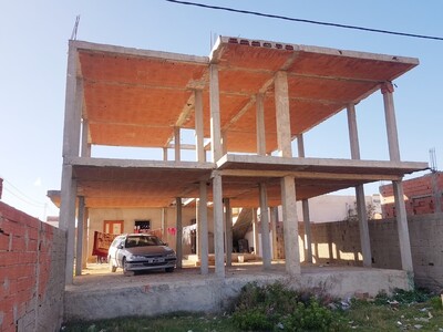 av une villa inachevée 165md a hammamet sud