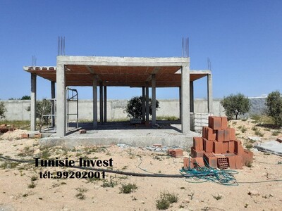 av maison 1200m² à sidi mtir hammamet