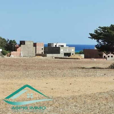 Terrain d’habitation à 500m dePlage Ezzahra hammam ghzez