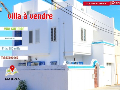 a vendre villa style américain à baghdedi plage